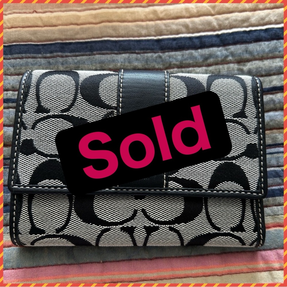 Monogram compact wallet